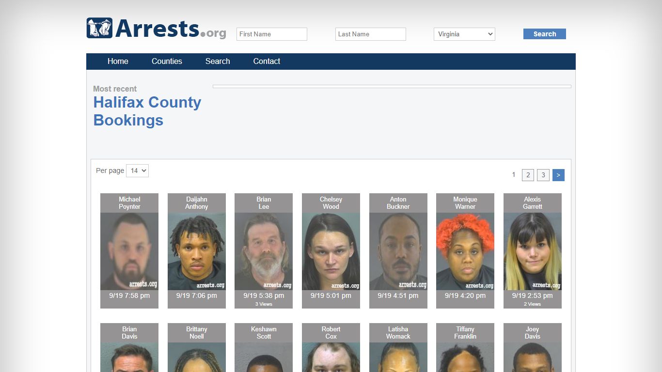 Halifax County Arrests and Inmate Search